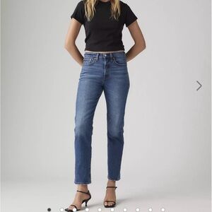 LEVI’S 🆕 NWT Premium Wedgie Straight Leg Medium Wash Jean Size 29 Elevated Basic